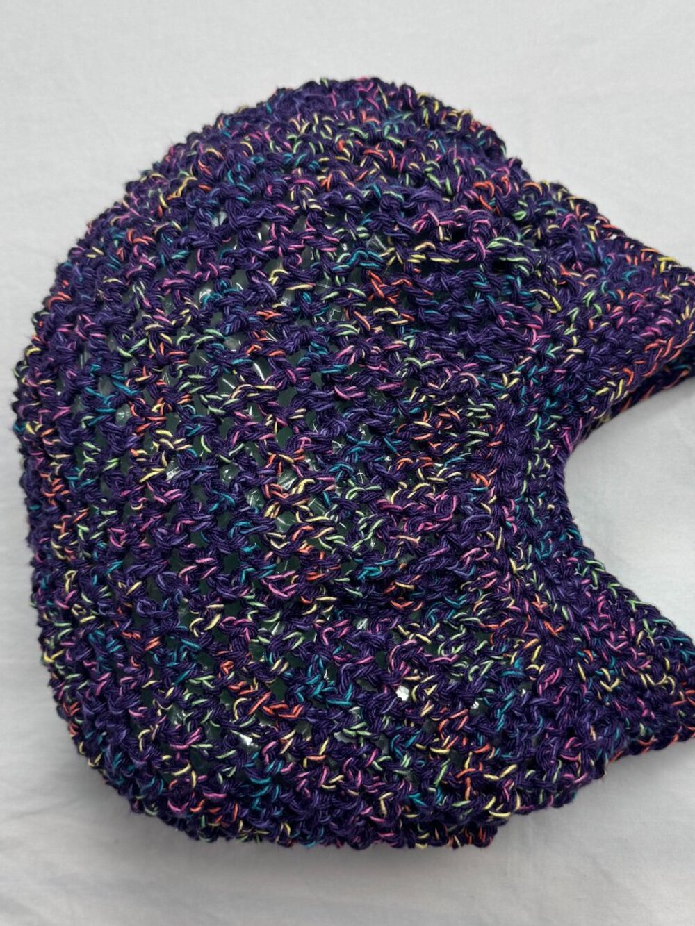 Midnight Fireflies Crochet Tote | Handmade Purple Beach Bag | Boho Tote
